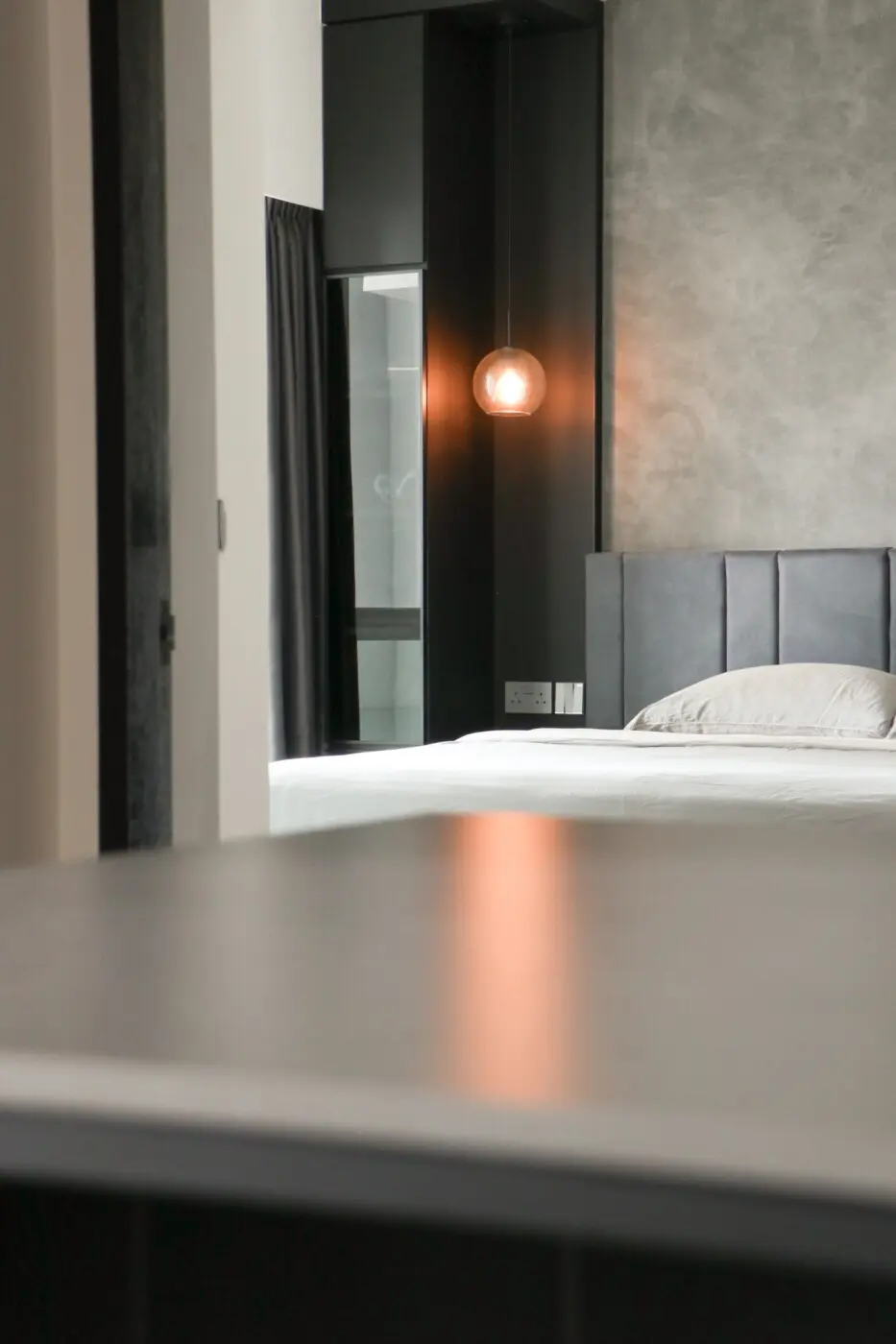 Empyrean Design Studio - Black & White - Bedroom - New HDB - $60,000