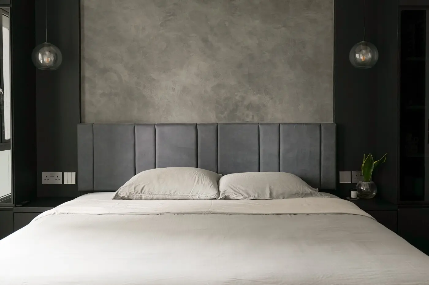 Empyrean Design Studio - Black & White - Master Bedroom - New HDB - $60,000