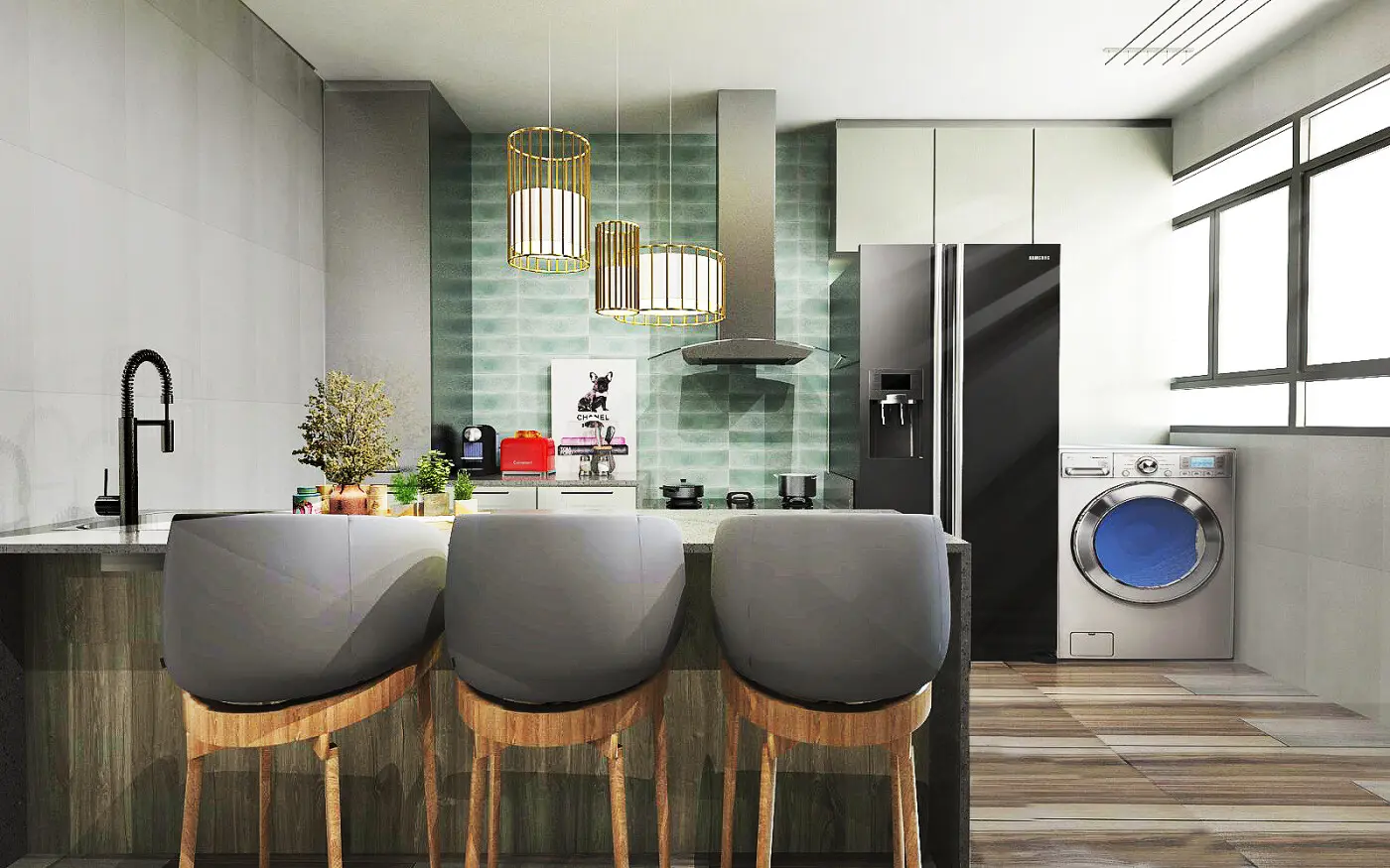Mablle - Modern / Contemporary - Kitchen - Resale HDB - $90,000