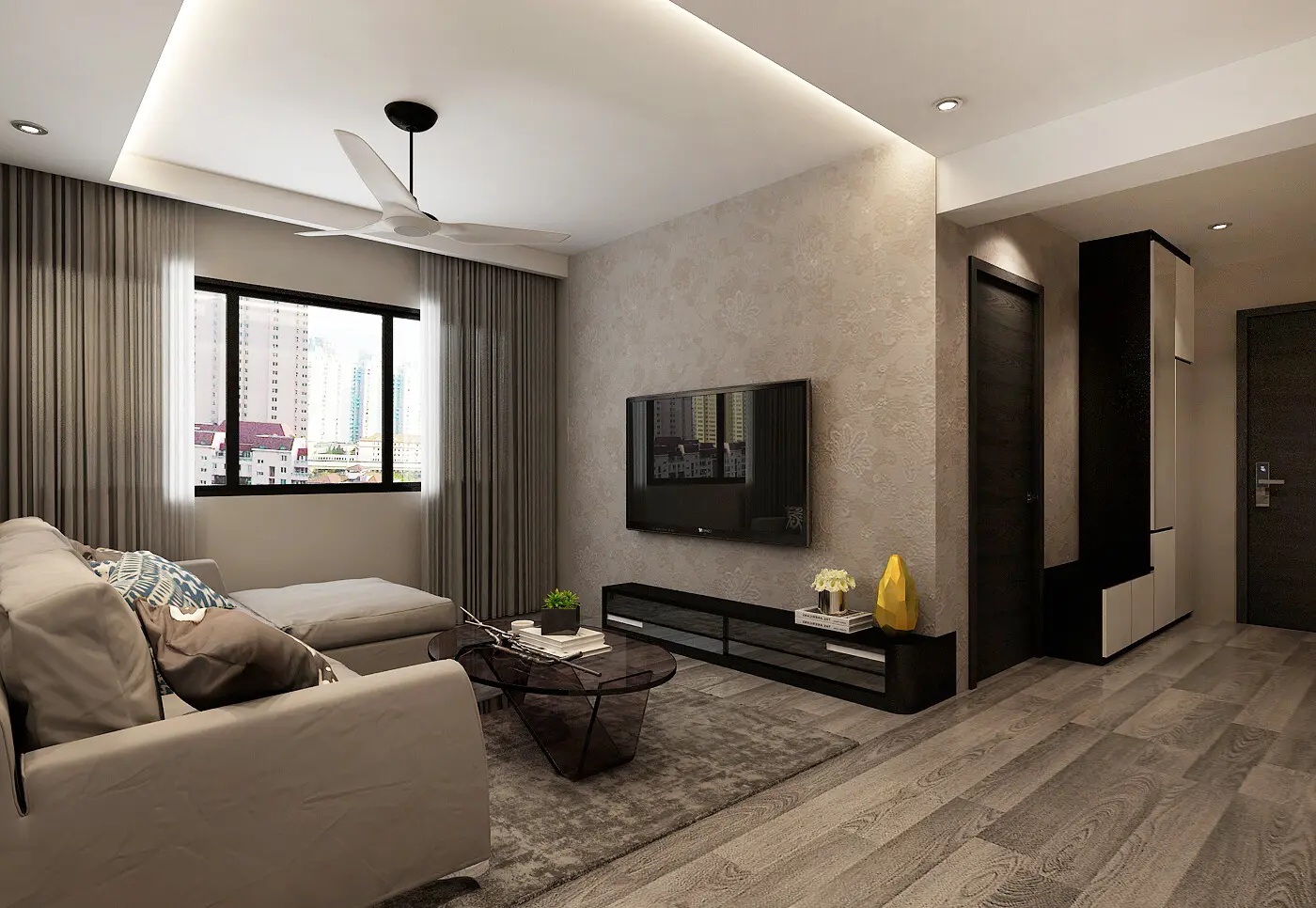 Mablle - Minimalistic / Scandinavian - Living Room - Resale HDB - $101,000