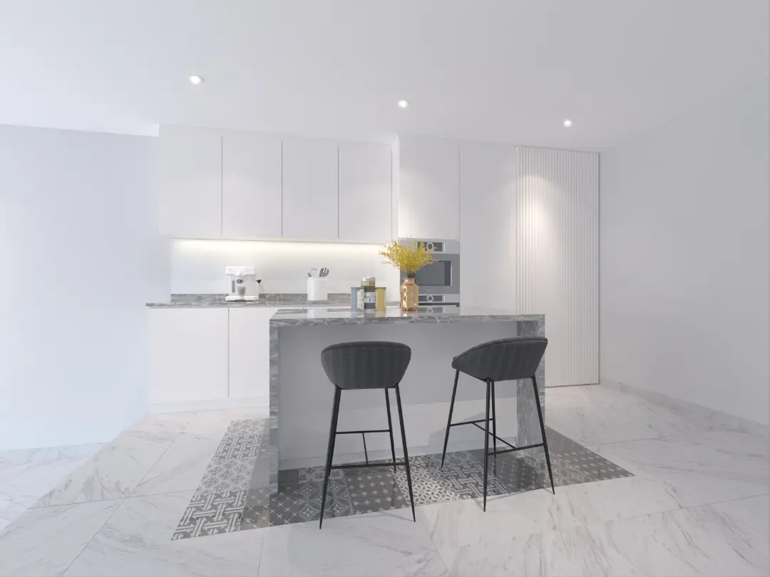 Homes by CL - Minimalistic / Scandinavian - Kitchen island - Resale Condo - $125,000