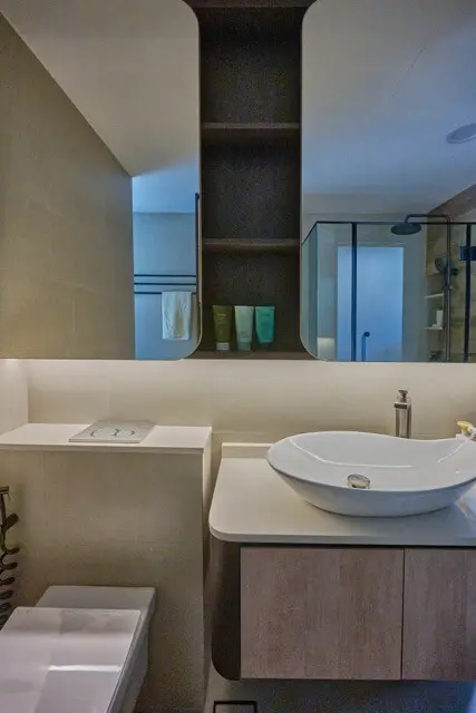 AA+C - Modern / Contemporary - Master Bathroom - Existing Condo - $130,000