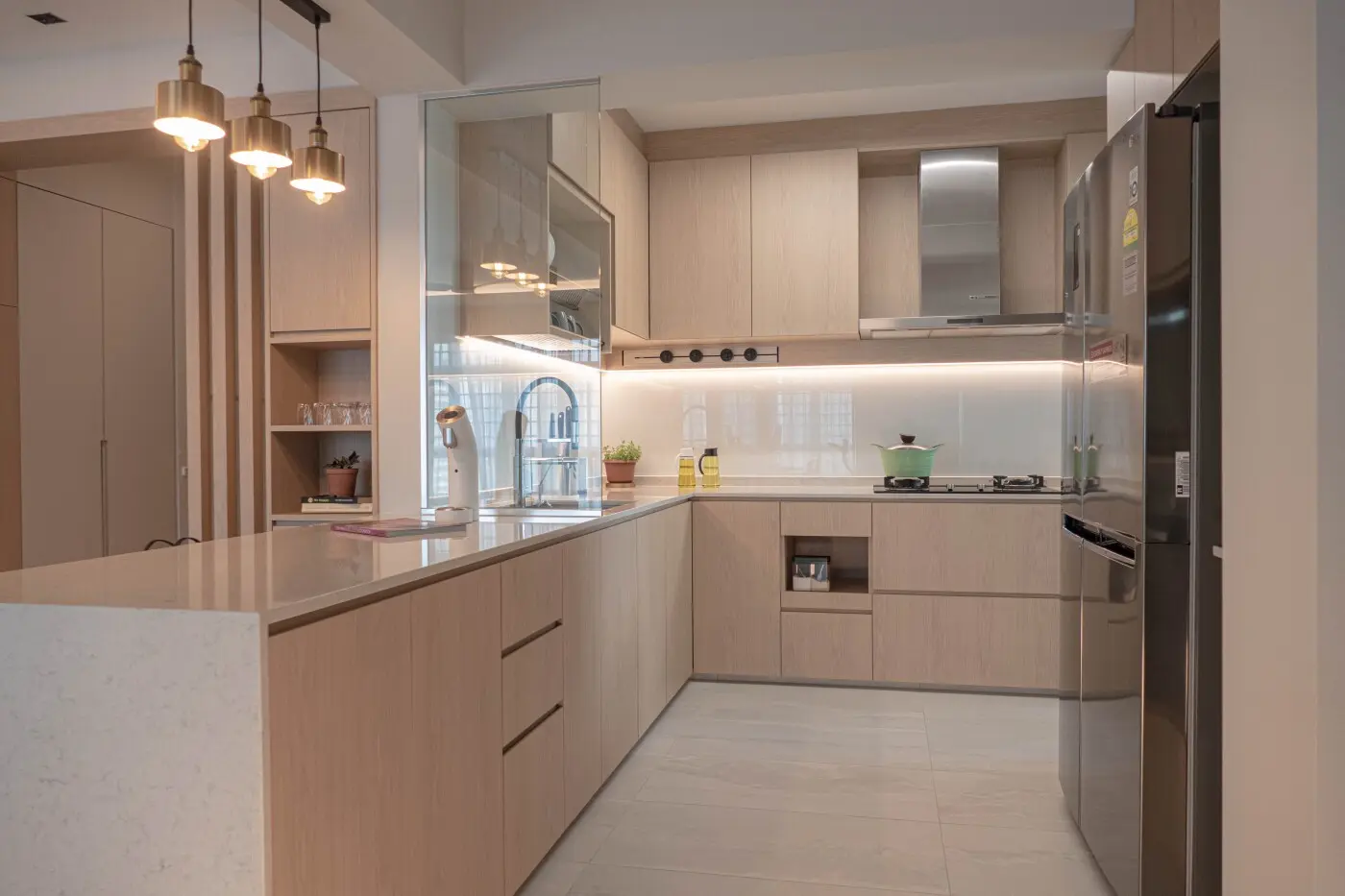AA+C - Minimalistic / Scandinavian - Kitchen - New HDB - $80,000