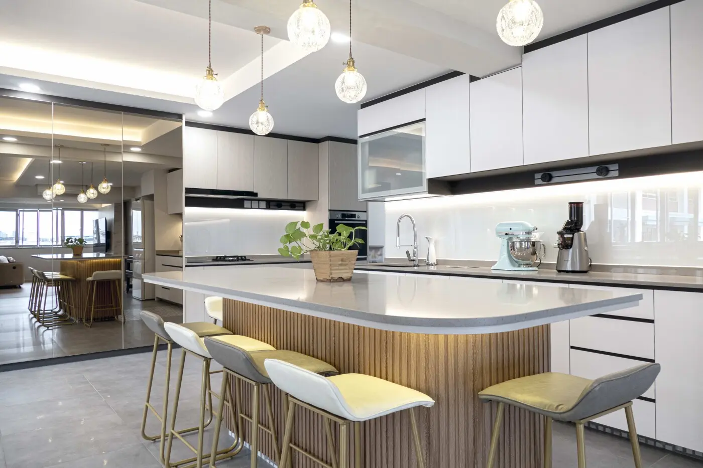 AA+C - Modern / Contemporary - Open Kitchen - Resale HDB - $130,000