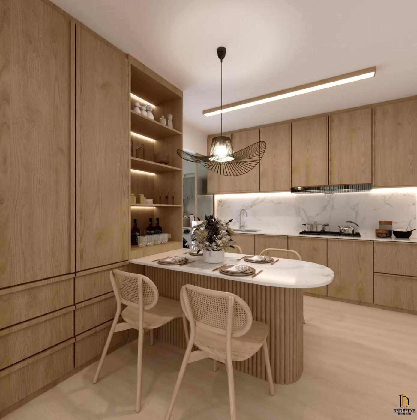 Redefine Interior Design - Minimalistic / Scandinavian -  - Resale HDB - $50,000