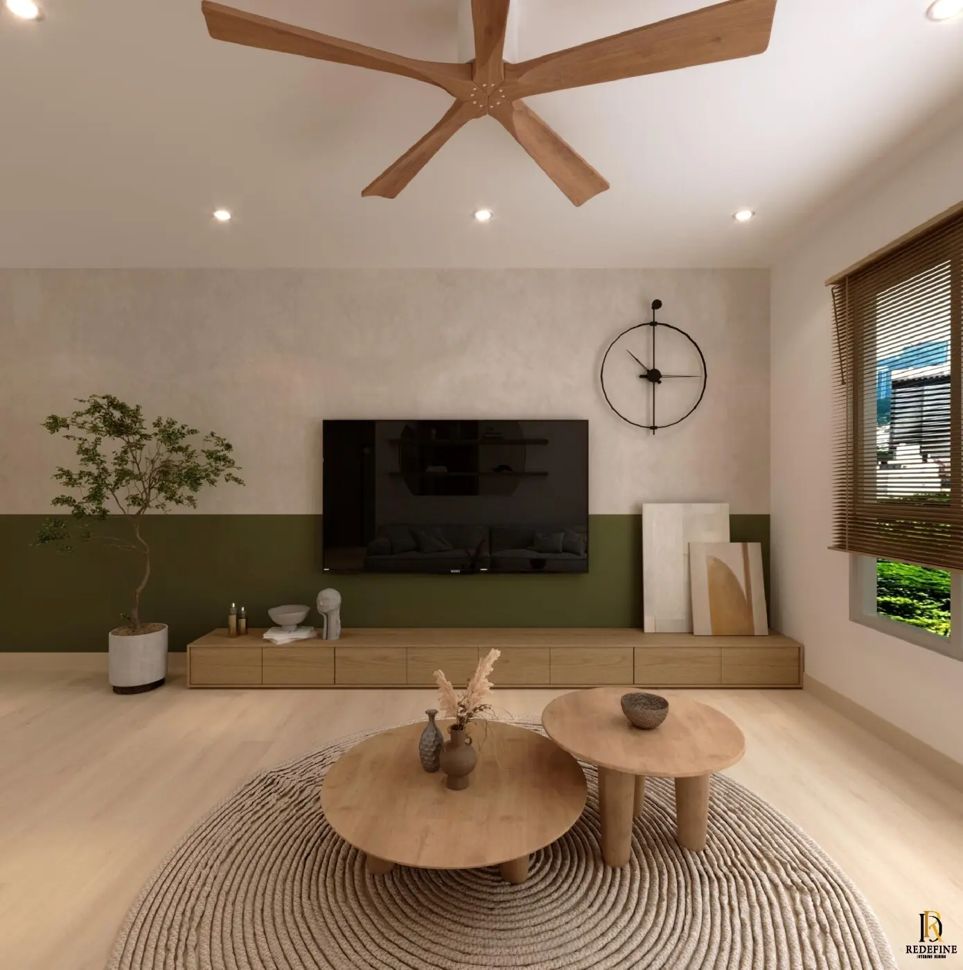 Redefine Interior Design - Minimalistic / Scandinavian - Living Room - Resale HDB - $50,000