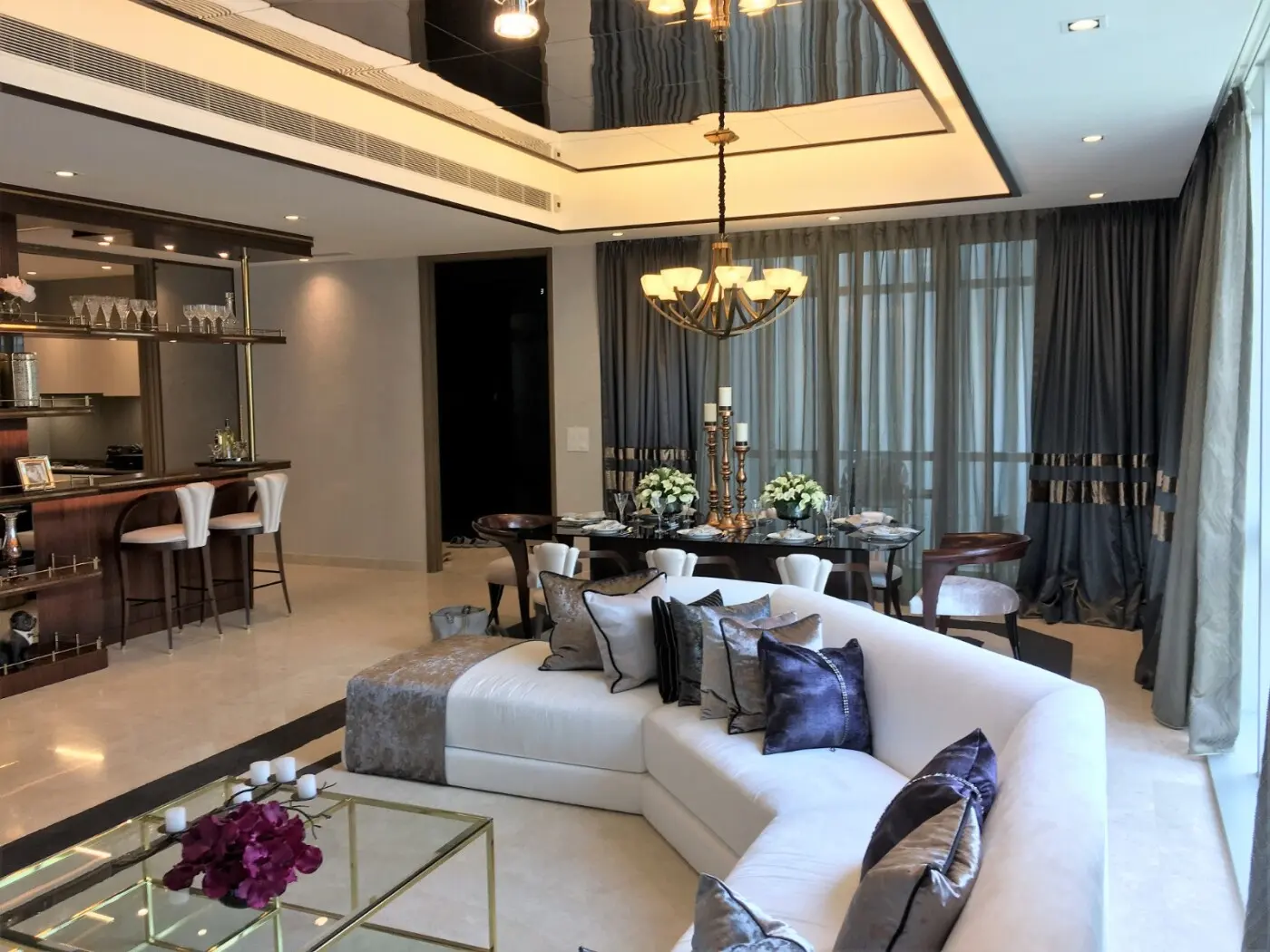 Supaspace Pte Ltd - Luxury / Glamorous - Living Room - Resale Condo - $378,000