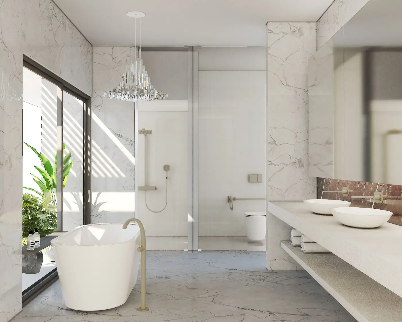 Supaspace Pte Ltd - Modern / Contemporary - Master Bath - New Landed - $621,353