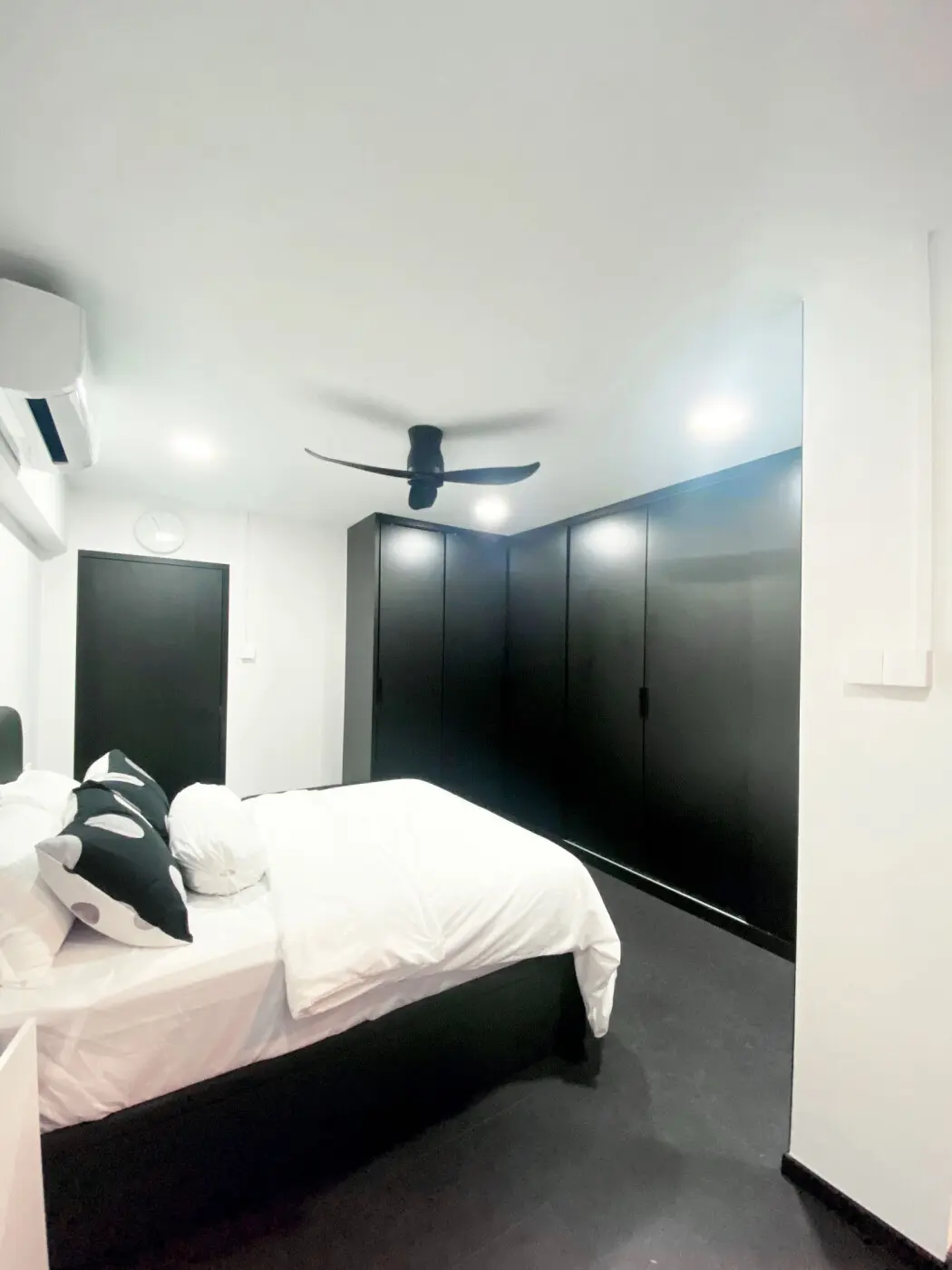 2 Bears Design - Black & White - Master Bedroom - Resale HDB - $55,000