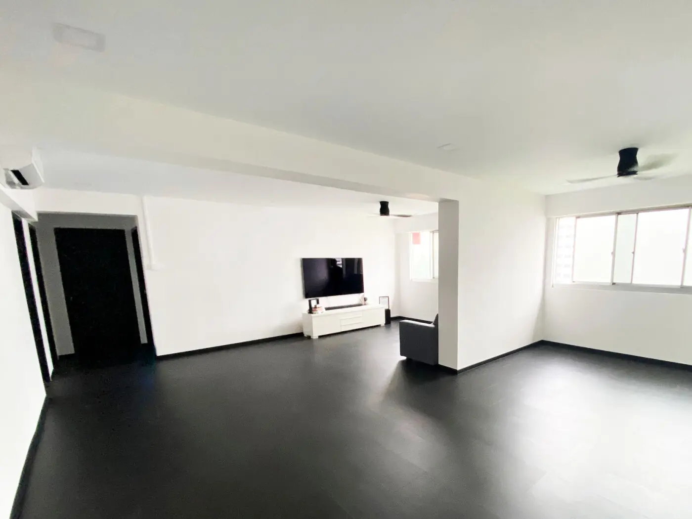 2 Bears Design - Black & White - Living Room - Resale HDB - $55,000