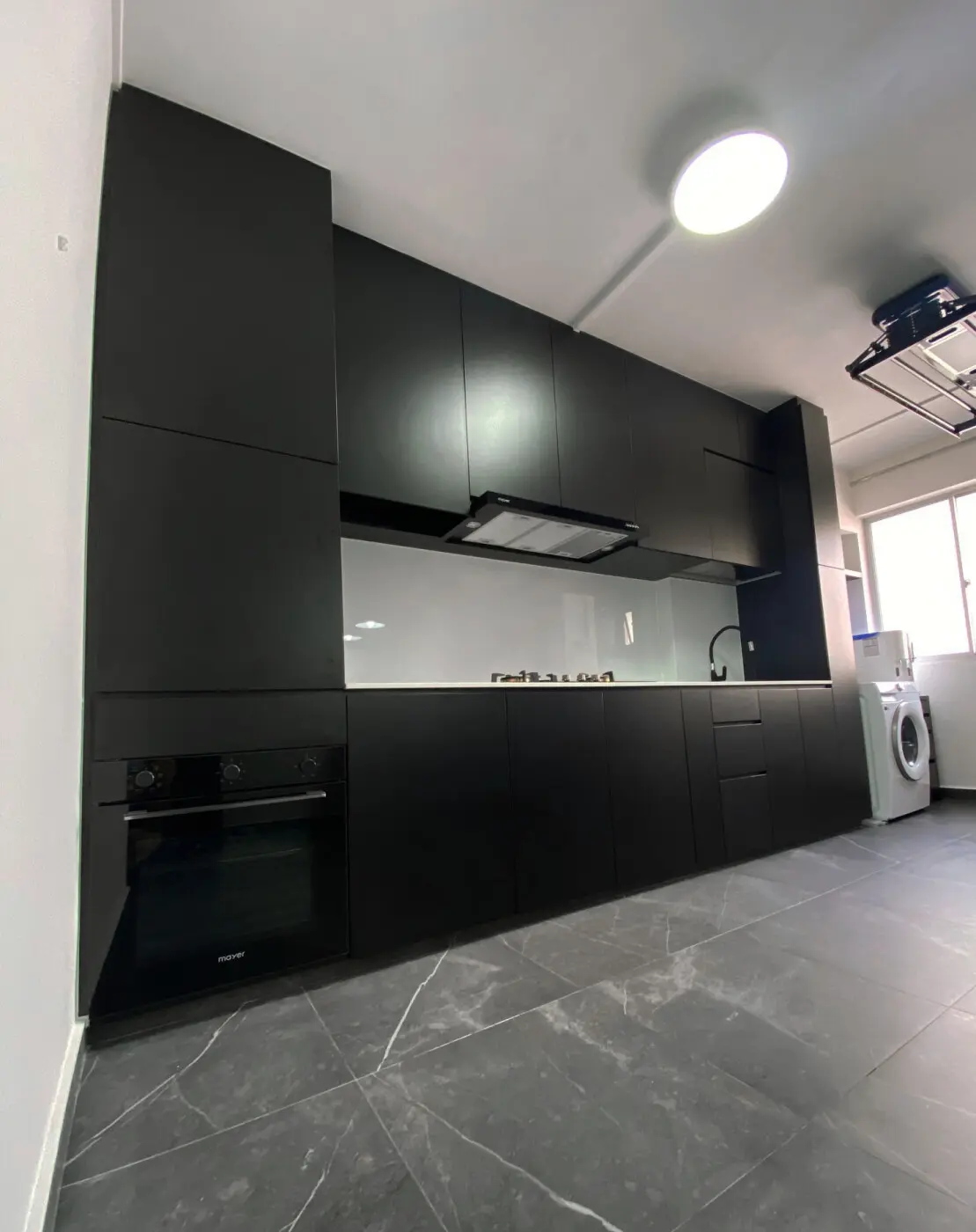 2 Bears Design - Black & White - Kitchen - Resale HDB - $55,000