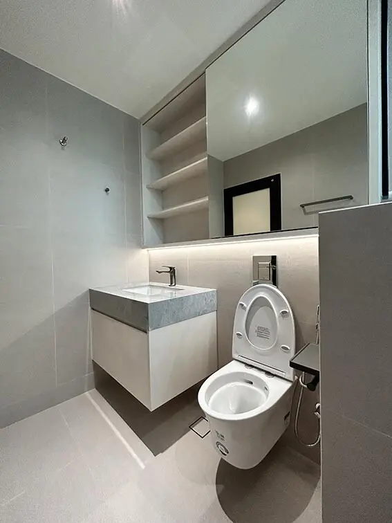 2 Bears Design - Minimalistic / Scandinavian - Bathroom - Resale Condo - $120,000