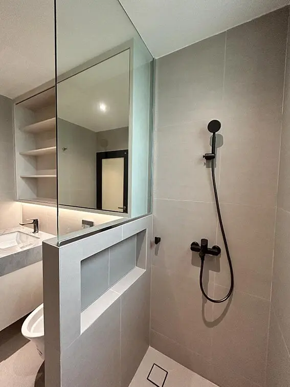2 Bears Design - Minimalistic / Scandinavian - Bathroom - Resale Condo - $120,000