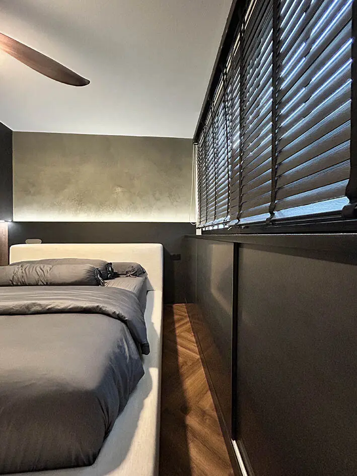 2 Bears Design - Industrial / Raw - Master bedroom - Resale HDB - $68,000