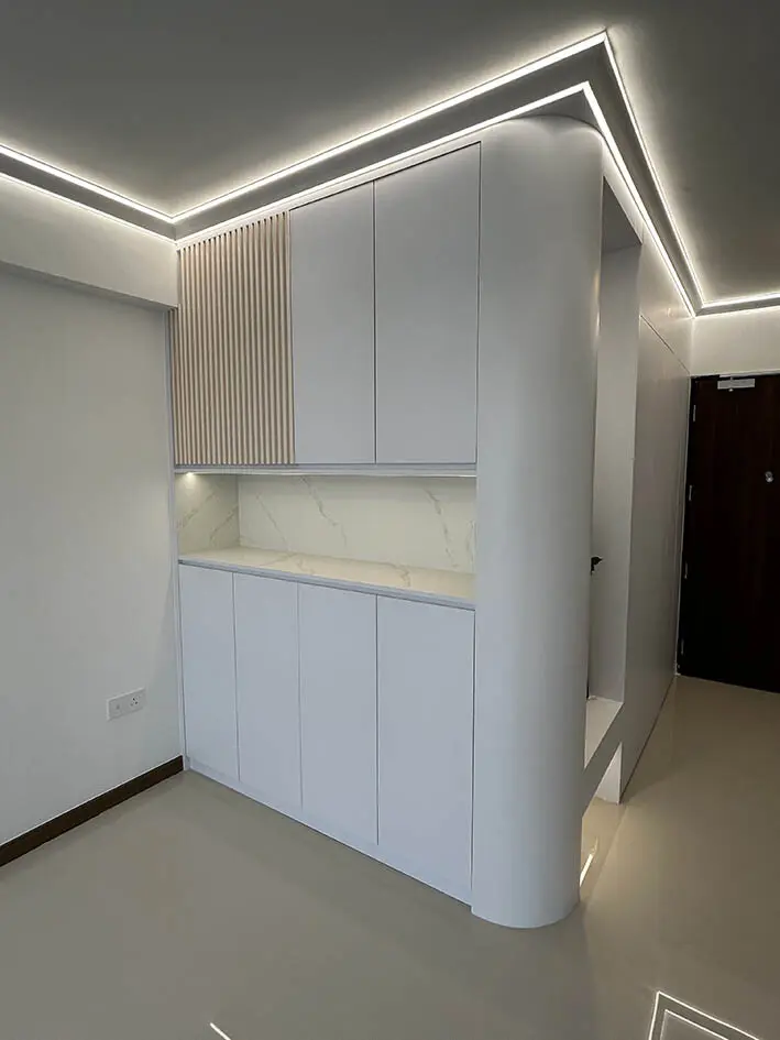 2 Bears Design - Minimalistic / Scandinavian - Living Room - New HDB - $42,000