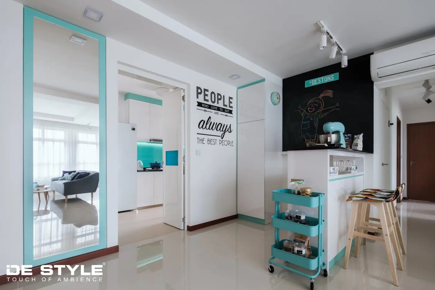 De Style Interior - Modern / Contemporary - Pantry - New HDB - $40,000