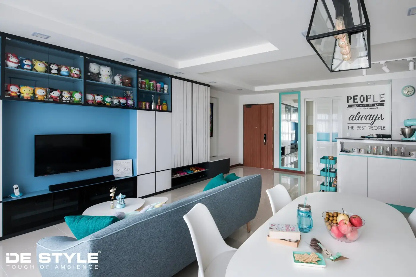 De Style Interior - Modern / Contemporary - Living - New HDB - $40,000