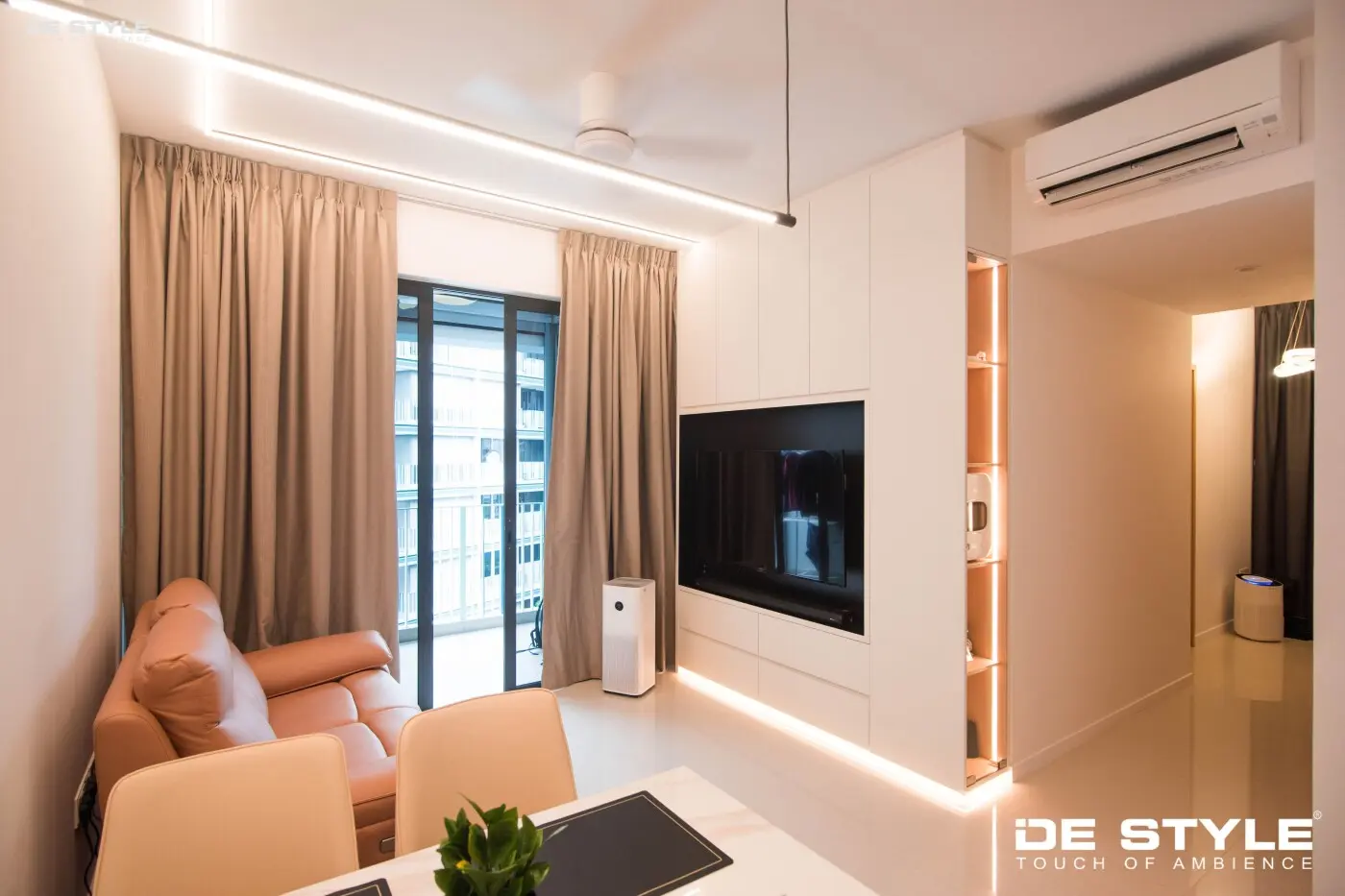 De Style Interior - Minimalistic / Scandinavian - Living - New Condo - $50,000