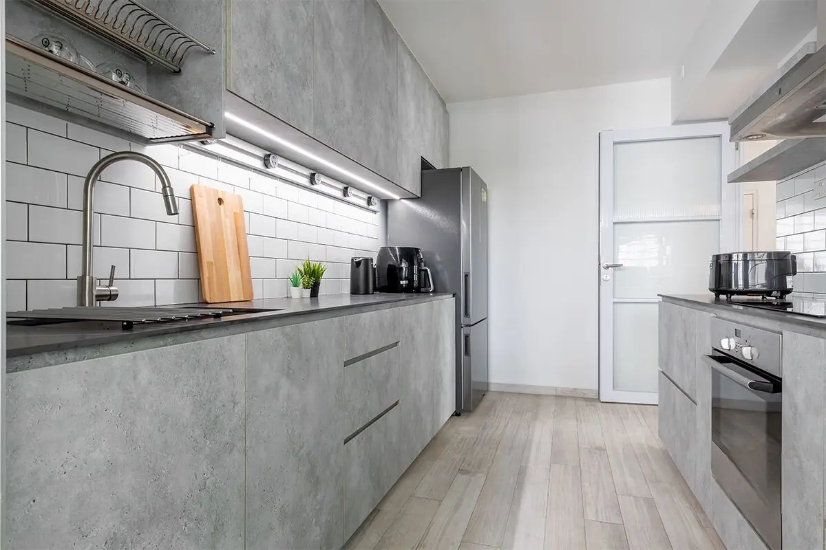 Brown Studio - Minimalistic / Scandinavian - Kitchen - Resale HDB - $47,000