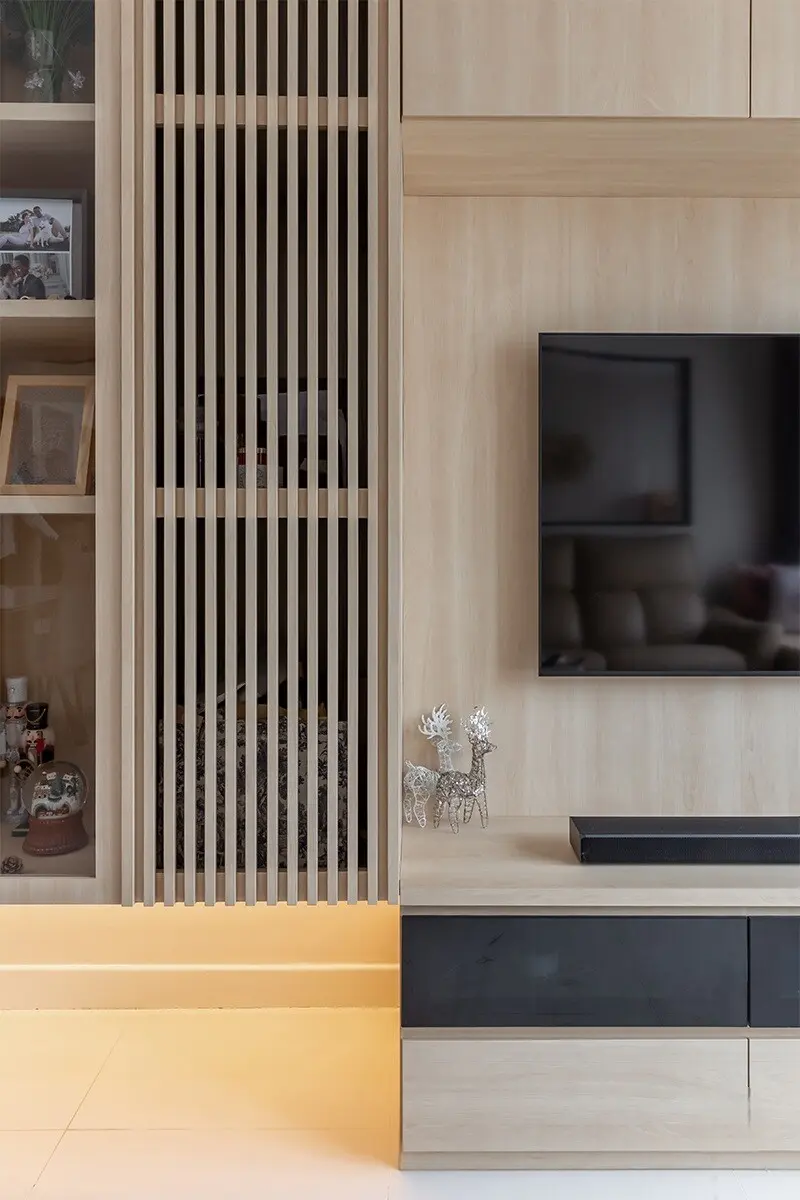 Brown Studio - Minimalistic / Scandinavian - Living Room - Resale HDB - $47,000