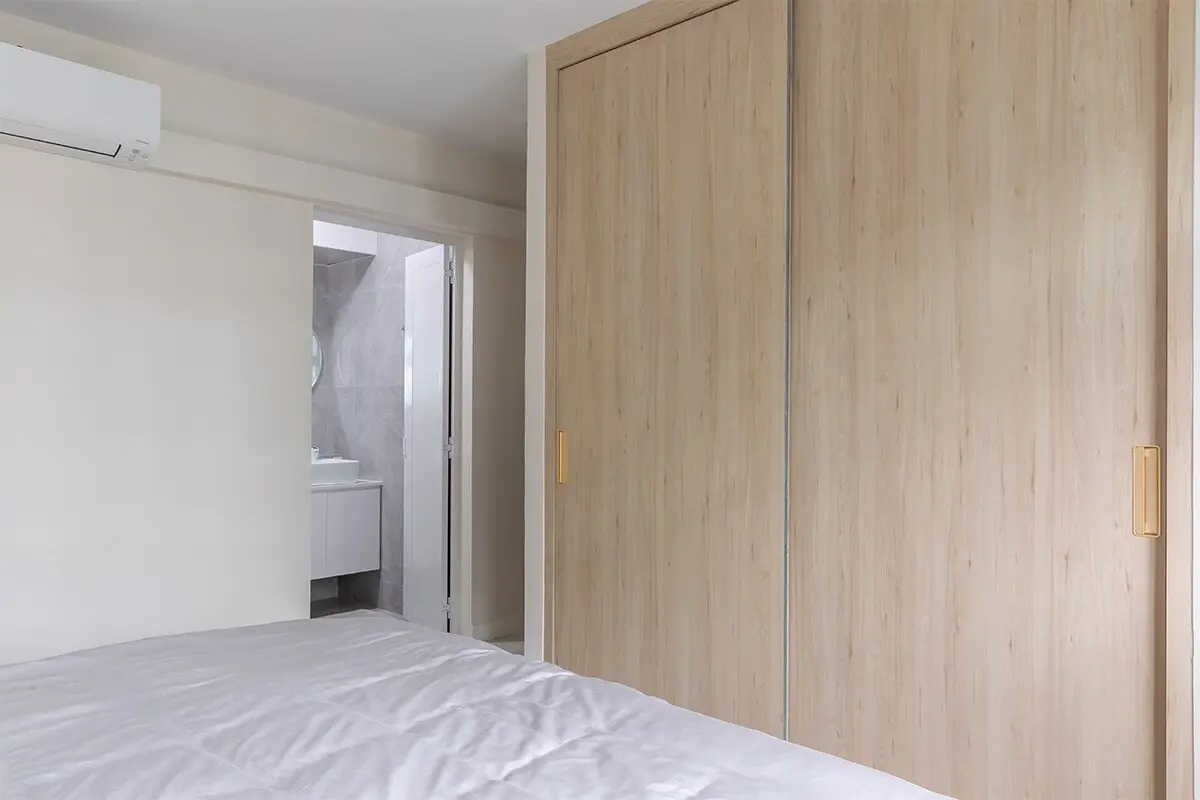 Brown Studio - Minimalistic / Scandinavian - Master Bedroom - Resale HDB - $47,000