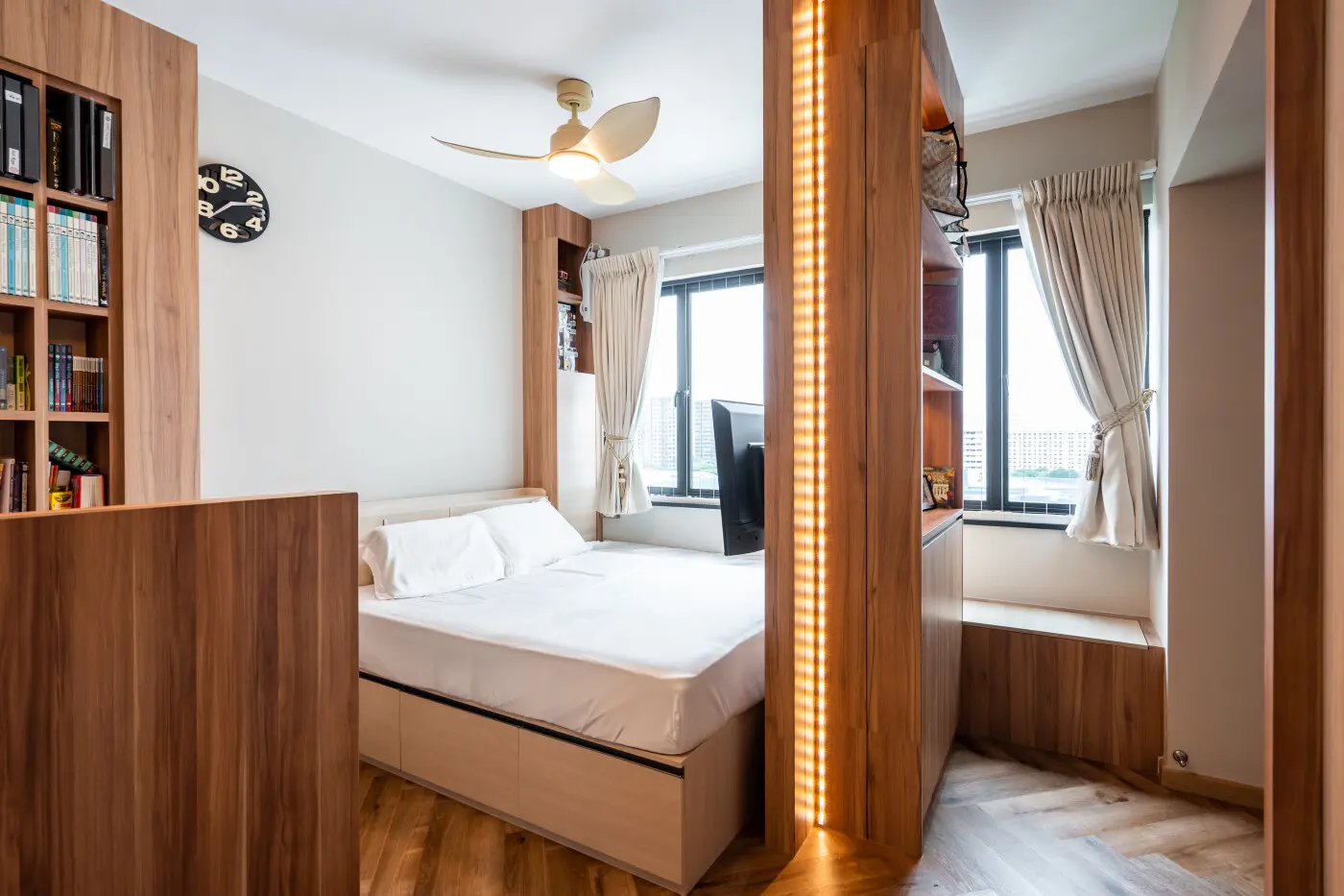 Interior Artist - Minimalistic / Scandinavian - Master Bedroom - Resale Condo - $130,000