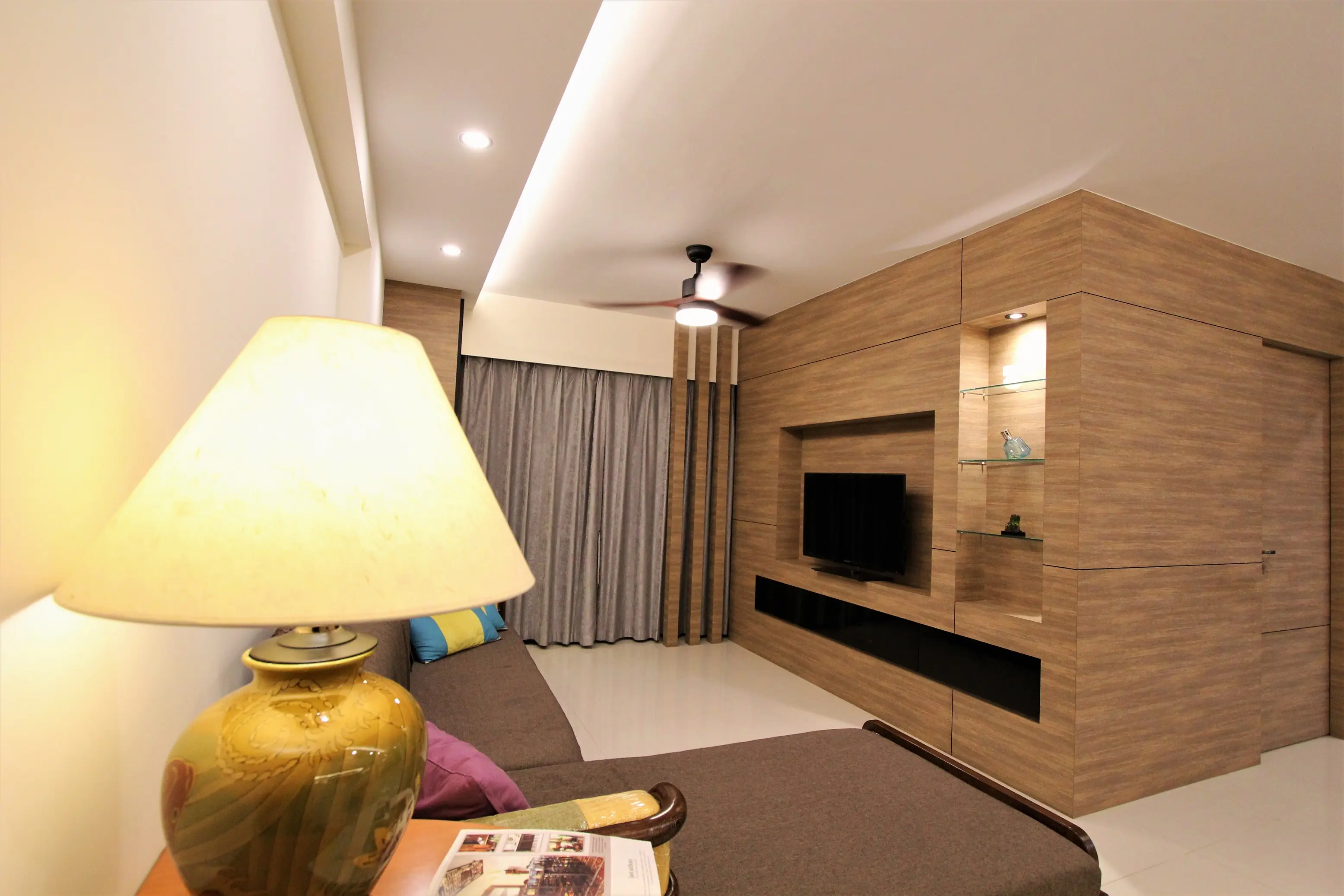 June Interior Design - Retro / Vintage - Living Room - New HDB - $45,000