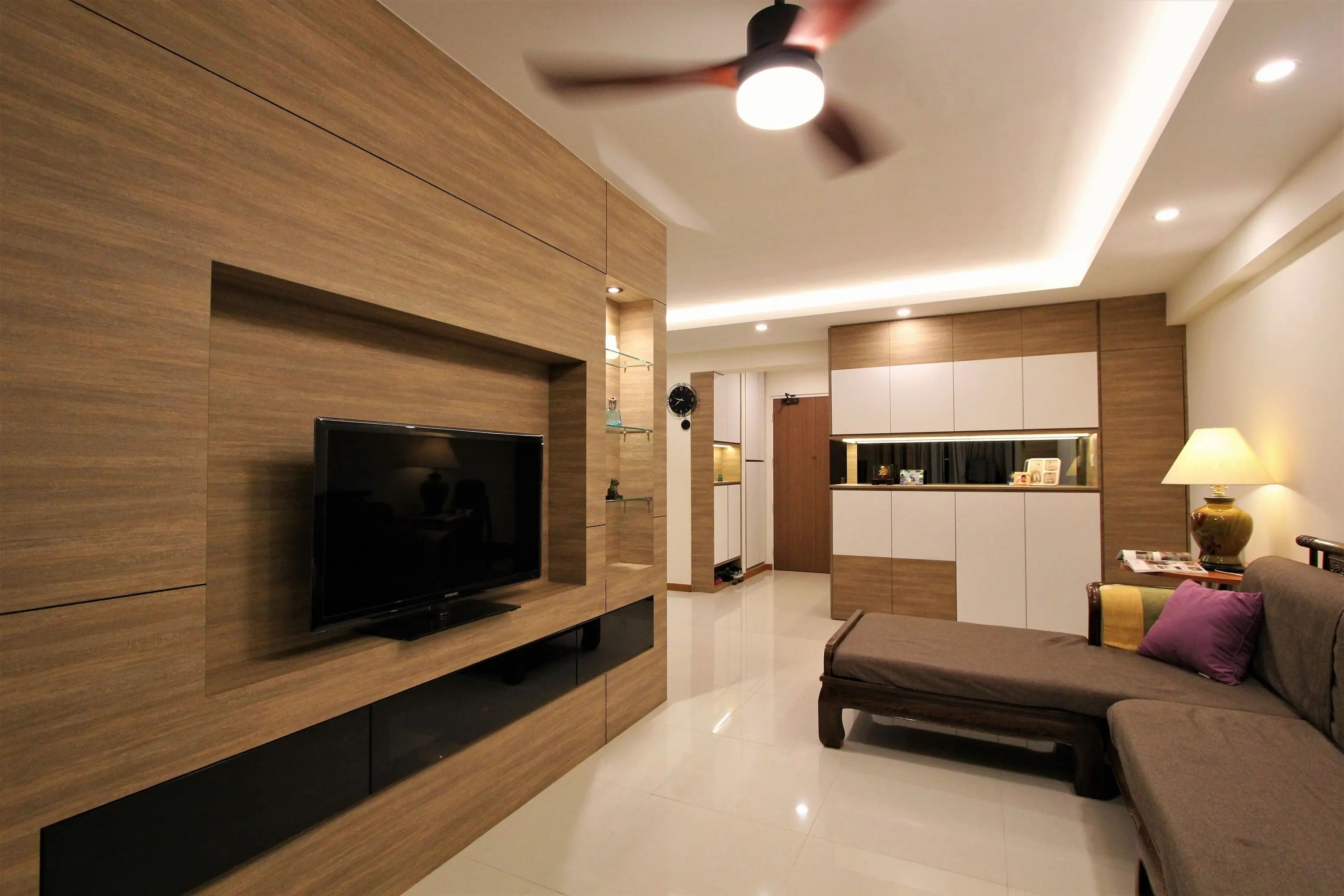 June Interior Design - Retro / Vintage - Living Area - New HDB - $45,000