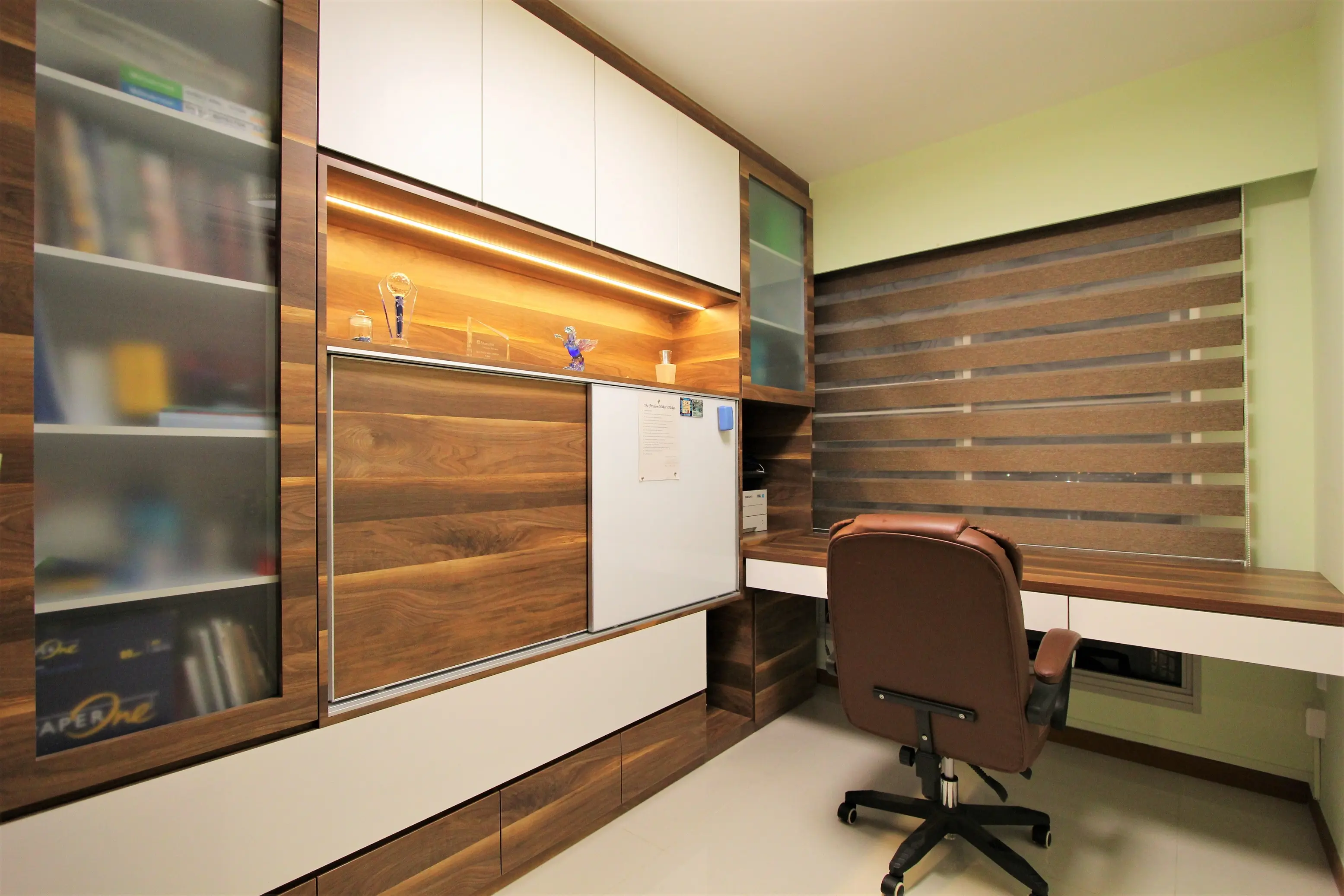 June Interior Design - Retro / Vintage - Study Room - New HDB - $45,000