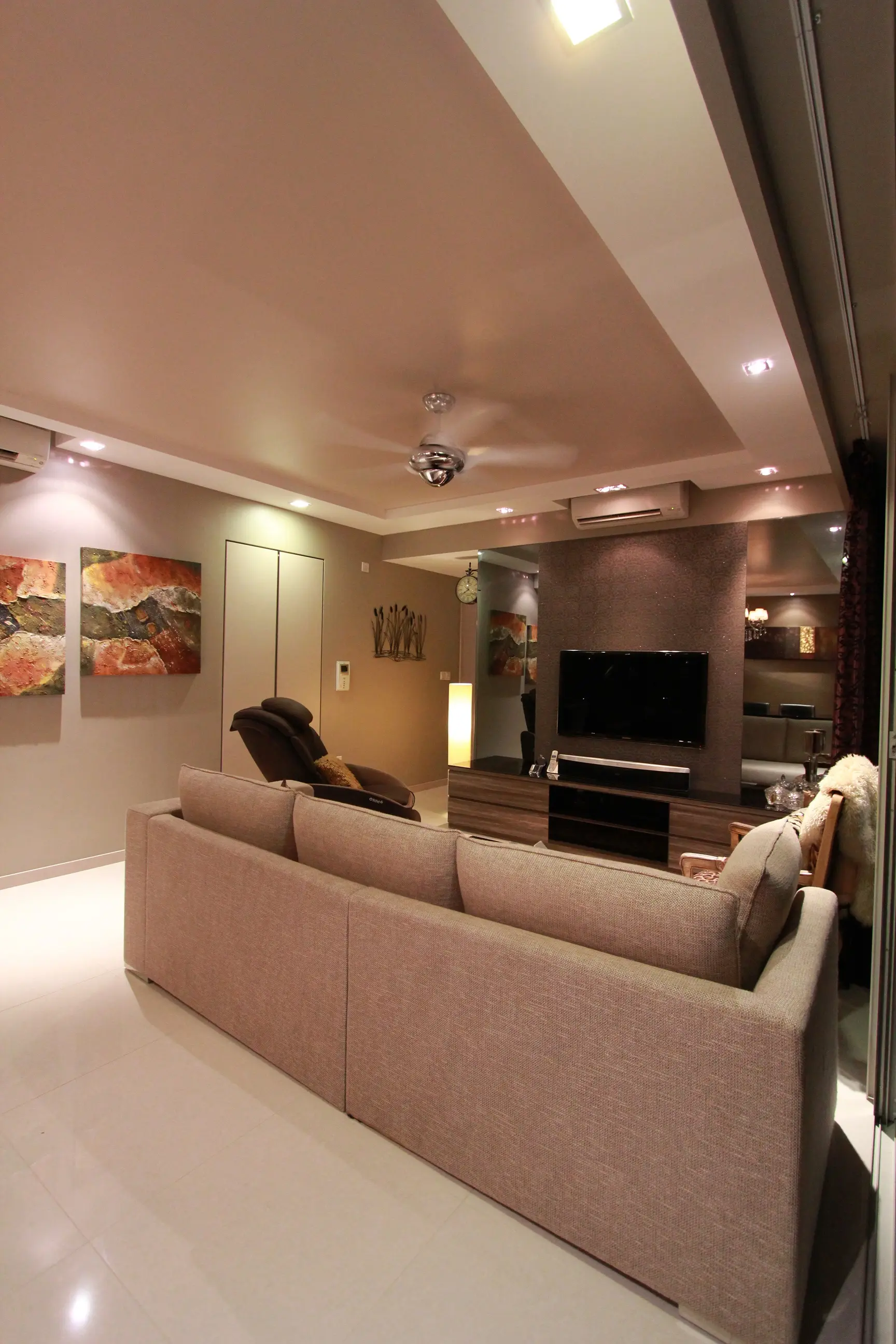 June Interior Design - Balinese / Bohemian - Living Room - New Condo - $35,000