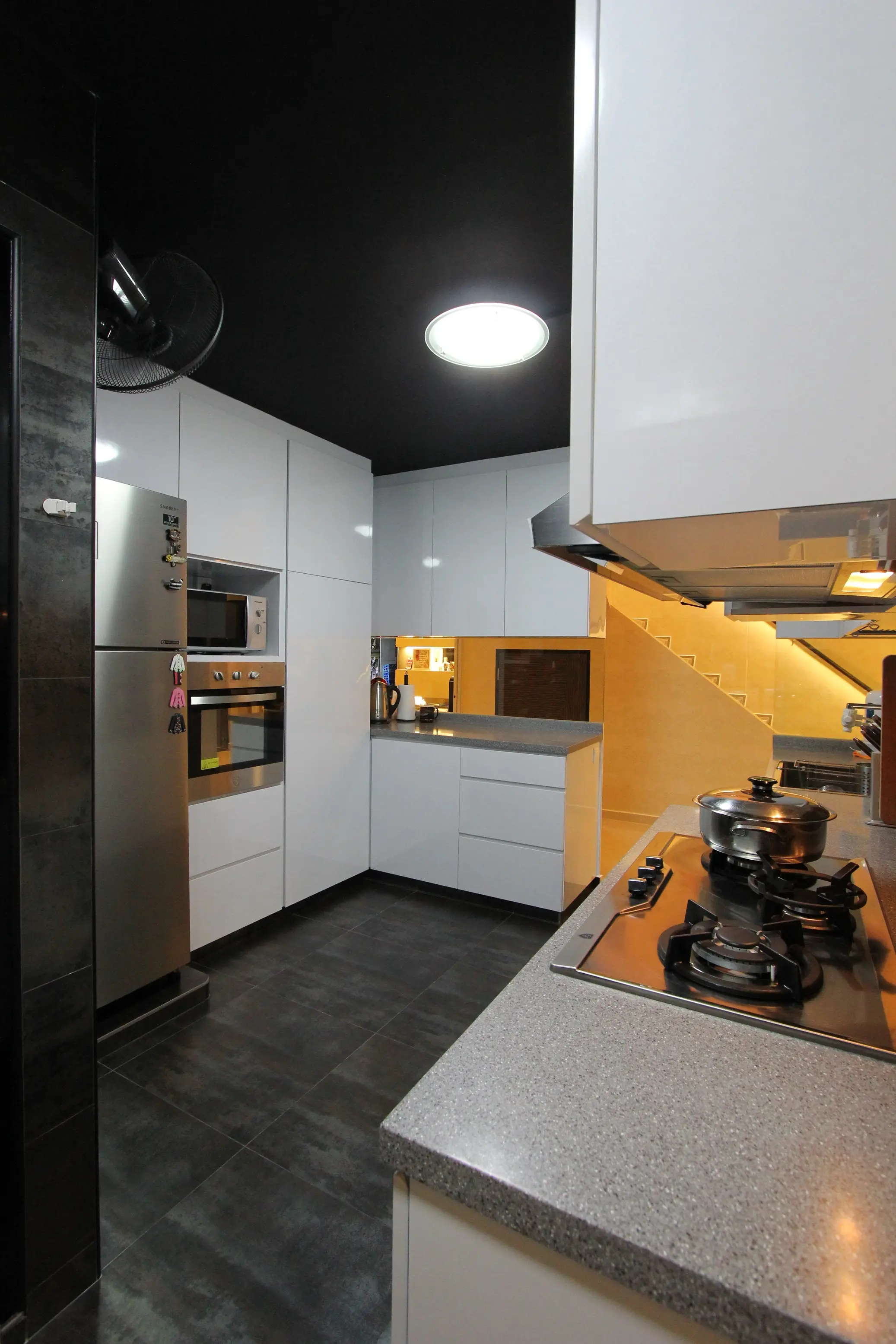 June Interior Design - Retro / Vintage - Kitchen - Resale HDB - $100,000