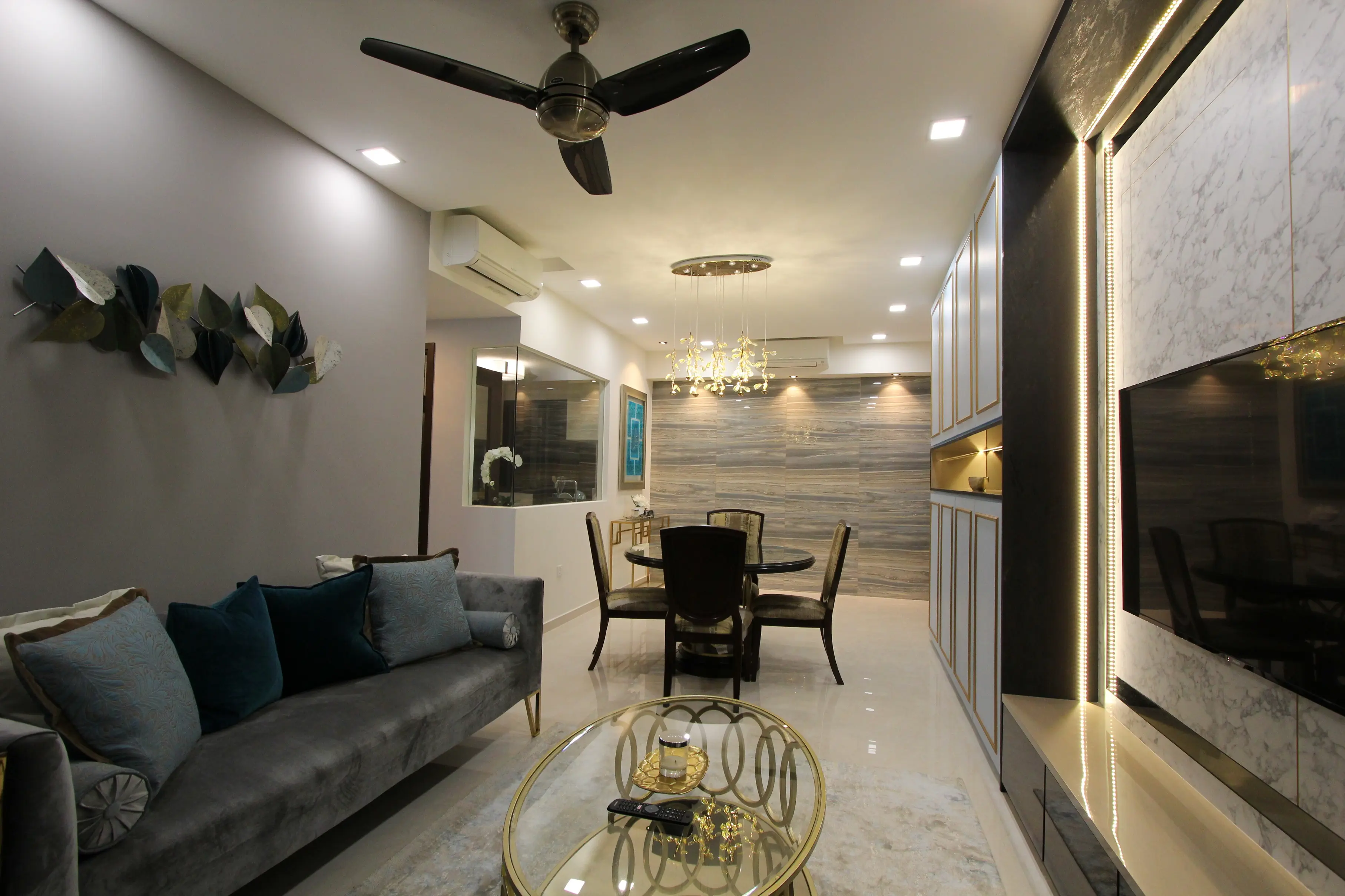 June Interior Design - Modern / Contemporary - Living Room - New Condo - $40,000