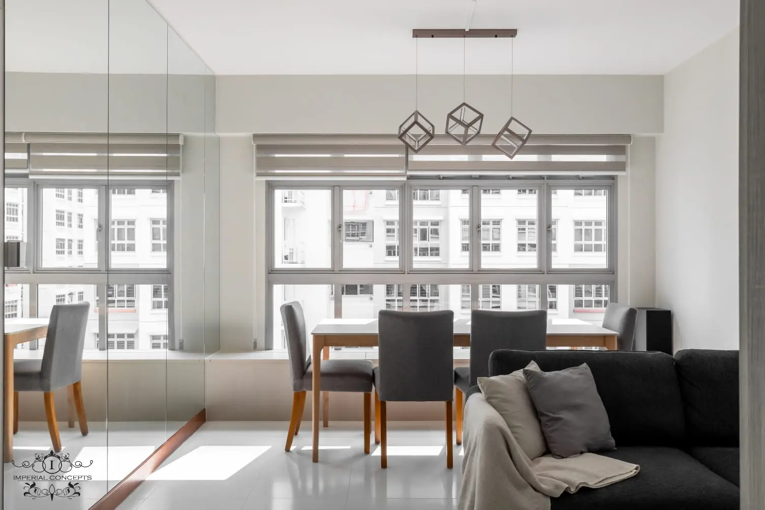 Imperial Concepts - Minimalistic / Scandinavian - Dining - Resale HDB - $78,000