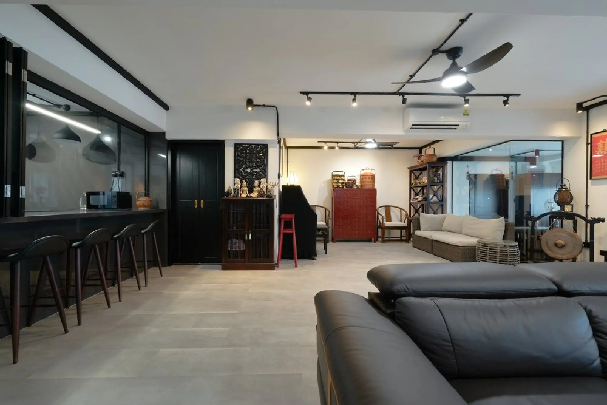 Ngieng Spatial Design - Industrial / Raw - Living Area - Resale HDB - $180,000