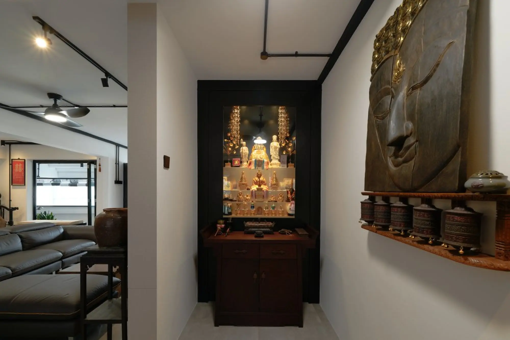 Ngieng Spatial Design - Industrial / Raw - Altar Area - Resale HDB - $180,000