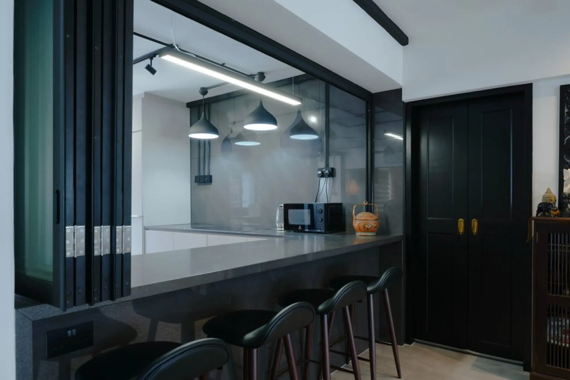 Ngieng Spatial Design - Industrial / Raw - Kitchen Area - Resale HDB - $180,000