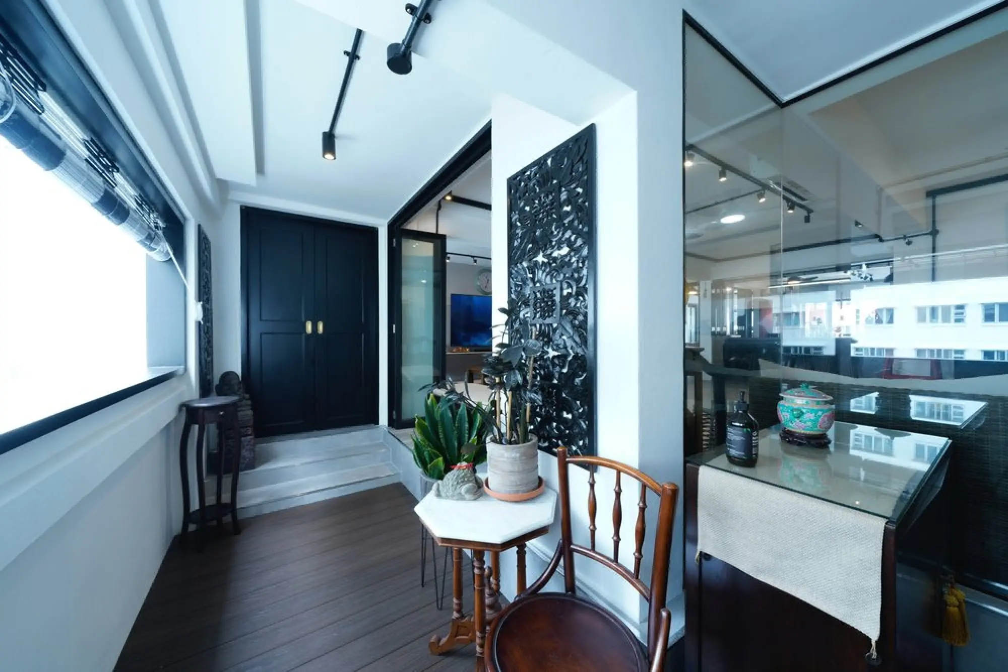 Ngieng Spatial Design - Industrial / Raw - Entrance Area - Resale HDB - $180,000
