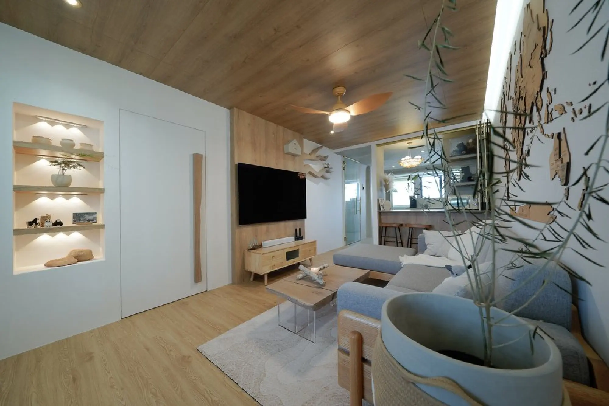 Ngieng Spatial Design - Minimalistic / Scandinavian - Living Area - Resale HDB - $120,000