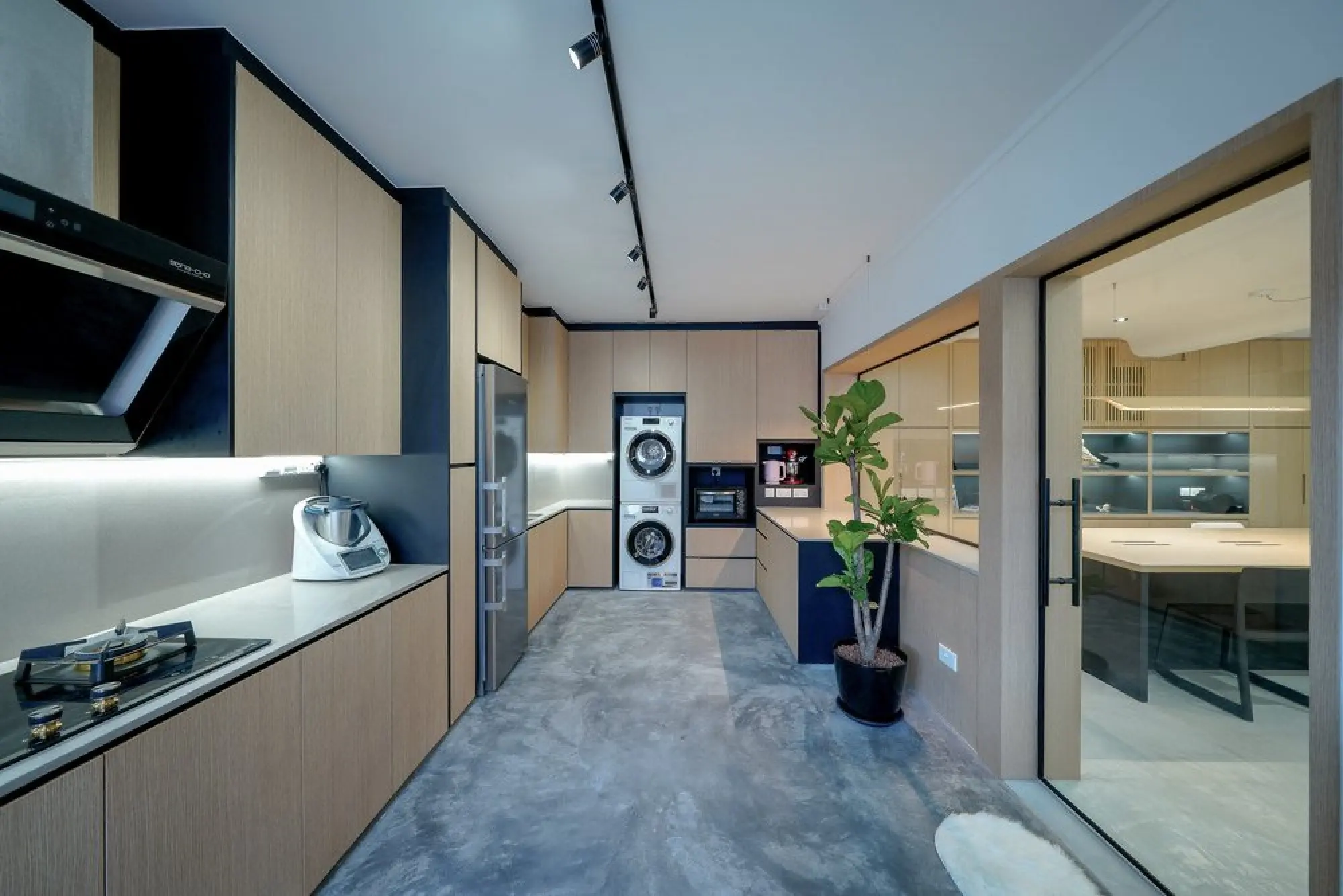 Ngieng Spatial Design - Industrial / Raw - Kitchen Area - Resale HDB - $120,000