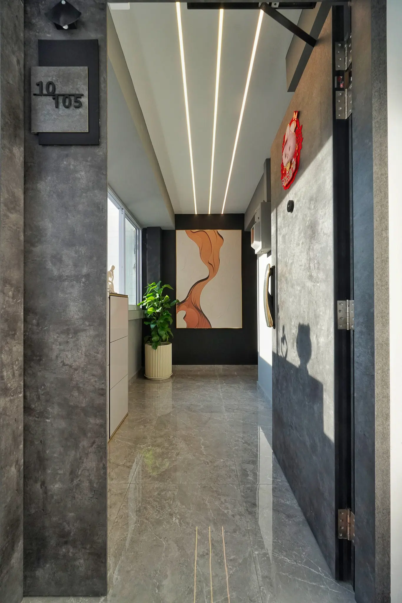 Groove Interior - Modern / Contemporary - Foyer - Resale HDB - $52,803